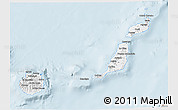 Gray 3D Map of Las Palmas