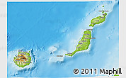 Physical 3D Map of Las Palmas