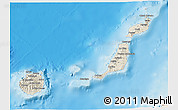 Shaded Relief 3D Map of Las Palmas