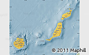 Savanna Style Map of Las Palmas