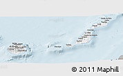 Gray Panoramic Map of Las Palmas