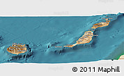 Satellite Panoramic Map of Las Palmas