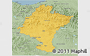 Savanna Style 3D Map of Navarra