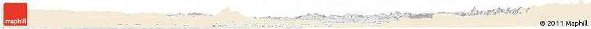 Classic Style Horizon Map of Navarra, single color outside