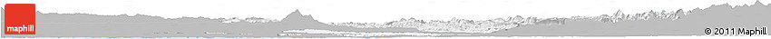 Gray Horizon Map of Navarra, single color outside