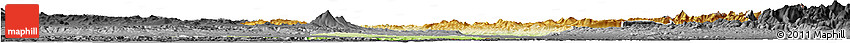 Physical Horizon Map of Navarra, darken, desaturated