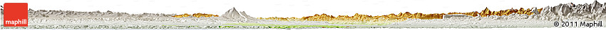 Physical Horizon Map of Navarra, lighten, semi-desaturated