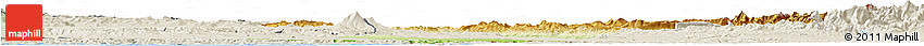 Physical Horizon Map of Navarra, shaded relief outside