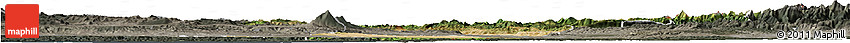 Satellite Horizon Map of Navarra, darken, semi-desaturated