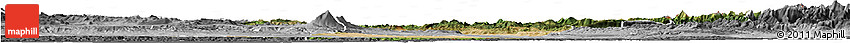 Satellite Horizon Map of Navarra, desaturated