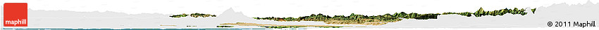 Satellite Horizon Map of Navarra, single color outside