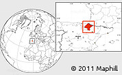 Blank Location Map of Navarra