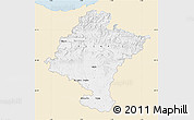 Classic Style Map of Navarra, single color outside