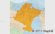 Political Map of Navarra, lighten