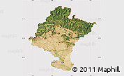 Satellite Map of Navarra, cropped outside