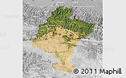 Satellite Map of Navarra, lighten, desaturated