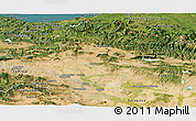 Satellite Panoramic Map of Navarra