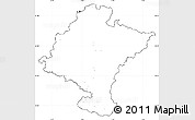 Blank Simple Map of Navarra, cropped outside, no labels