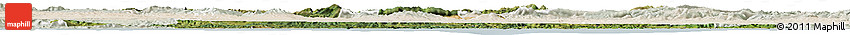 Satellite Horizon Map of País Vasco, lighten