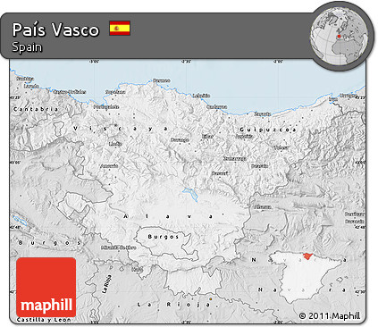Silver Style Map of País Vasco