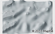 Satellite 3D Map of Spratly Islands, lighten, semi-desaturated