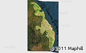 Satellite 3D Map of Eastern, darken