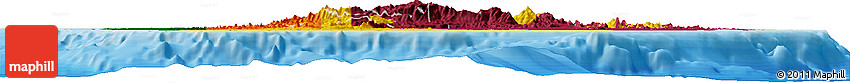 Flag Horizon Map of Sri Lanka, shaded relief outside, bathymetry sea Flag Horizon Map of Sri Lanka, shaded relief outside, bathymetry sea