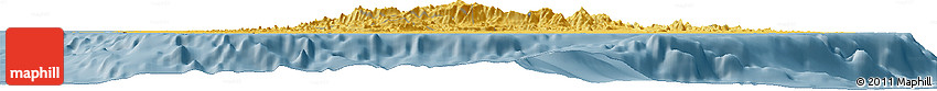 Savanna Style Horizon Map of Sri Lanka