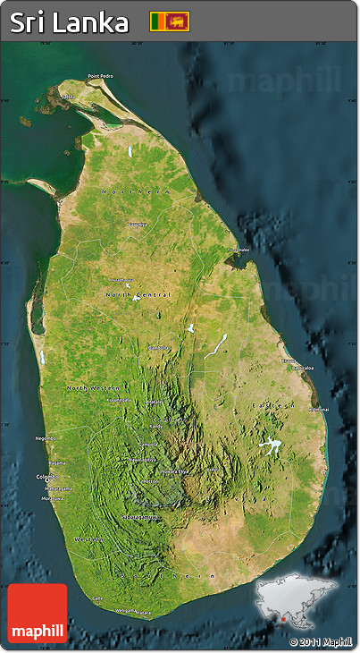 sri lanka map live