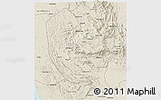 Shaded Relief 3D Map of Sabaragamuwa