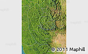 Satellite Map of Sabaragamuwa