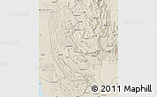 Shaded Relief Map of Sabaragamuwa