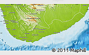 Physical Map of Southern