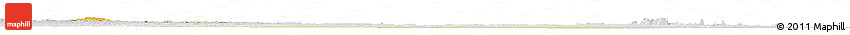 Physical Horizon Map of Bahr El Ghazal, lighten, desaturated