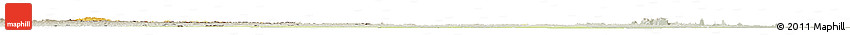 Physical Horizon Map of Bahr El Ghazal, semi-desaturated