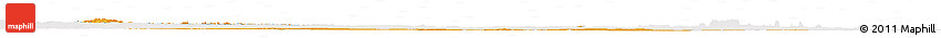 Political Shades Horizon Map of Bahr El Ghazal, single color outside