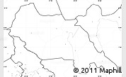 Blank Simple Map of Bahr el Ghazal, no labels