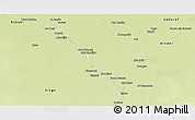 Physical Panoramic Map of El Garef