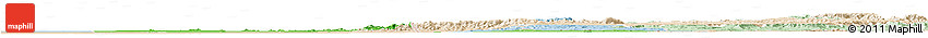 Political Shades Horizon Map of Blue Nile, lighten