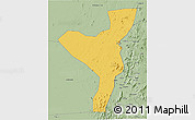 Savanna Style 3D Map of Kurmuk