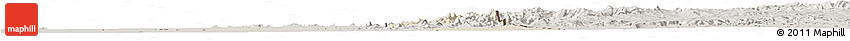 Shaded Relief Horizon Map of Kurmuk, semi-desaturated Shaded Relief Horizon Map of Kurmuk, semi-desaturated