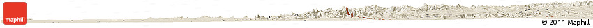 Shaded Relief Horizon Map of Kurmuk Shaded Relief Horizon Map of Kurmuk