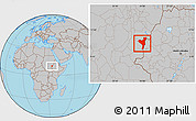 Gray Location Map of Kurmuk