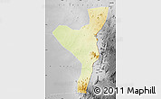 Physical Map of Kurmuk, desaturated