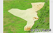 Physical Panoramic Map of Kurmuk, satellite outside