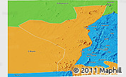 Political Panoramic Map of Kurmuk