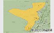 Savanna Style Panoramic Map of Kurmuk