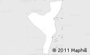 Silver Style Simple Map of Kurmuk