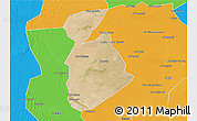 Satellite 3D Map of Ma tuq, political outside
