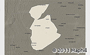 Shaded Relief 3D Map of Ma tuq, darken